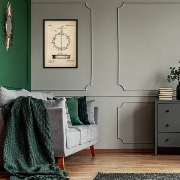 Plakat retro - Banjo do sypialni