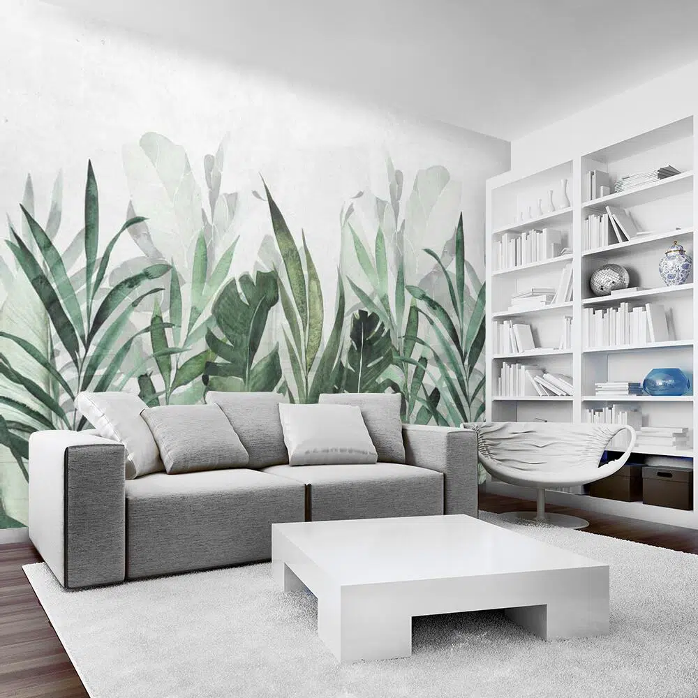 Tapeta - egzotyczne liście