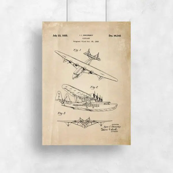 Patent na górnopłat - plakat