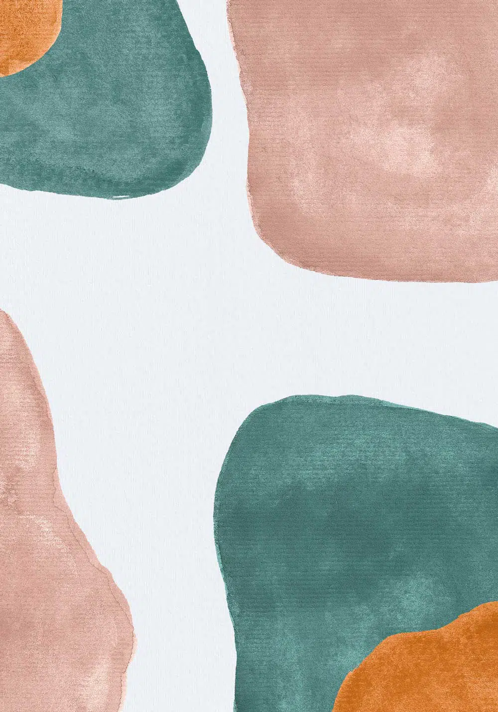 Plakat z pastelową abstrakcją