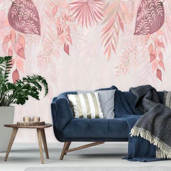 Fototapeta z różową kompozycją