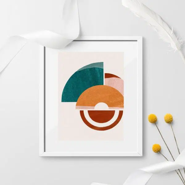 Plakaty z cząstkami figur