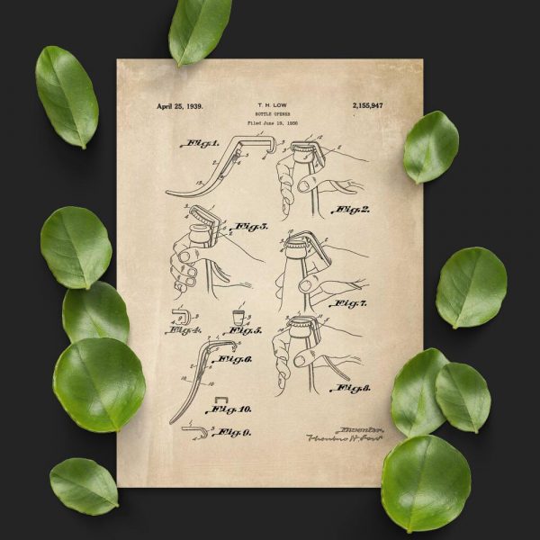 Otwieracz do butelek - poster