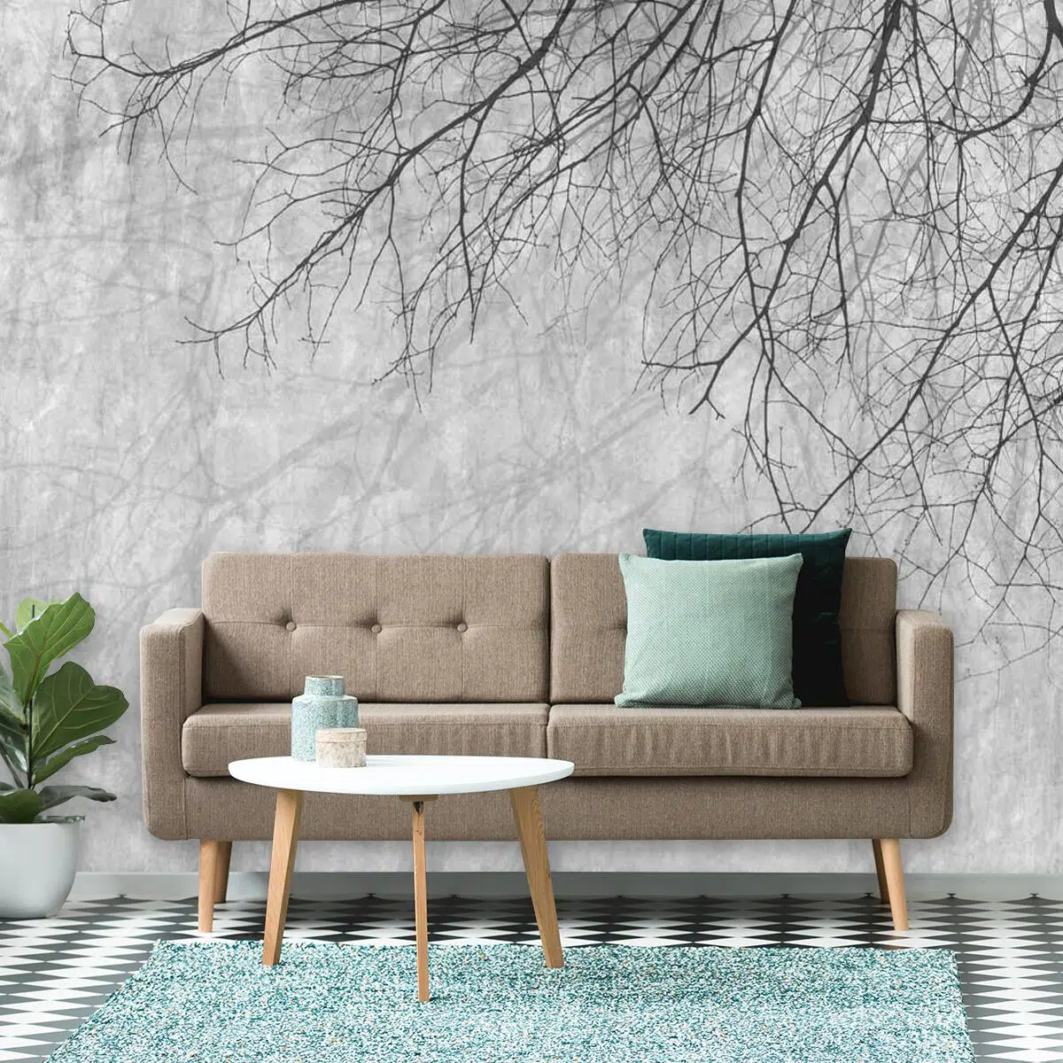 Fototapeta w popieli