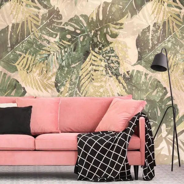 Fototapeta w liście do pokoju