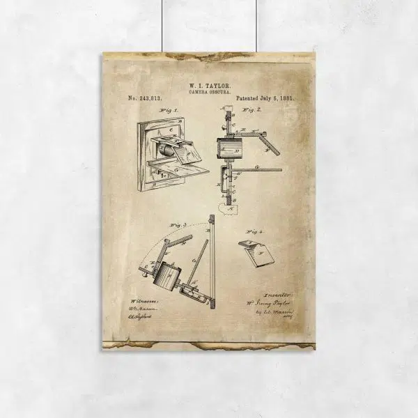 Plakat aparat obscura