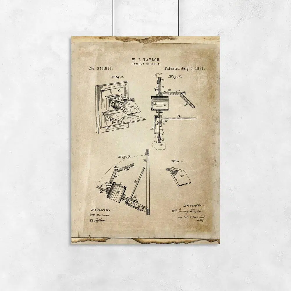Plakat aparat obscura