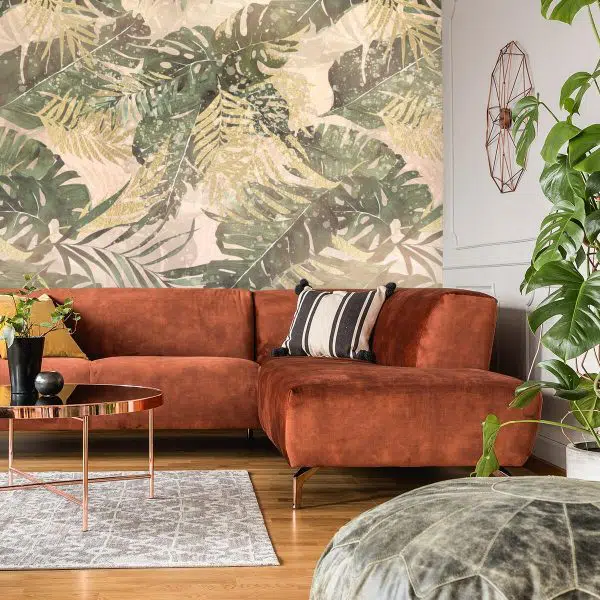 Fototapeta w liście do salonu