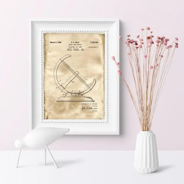 Plakat - Patent na zegar słoneczny do szkoły