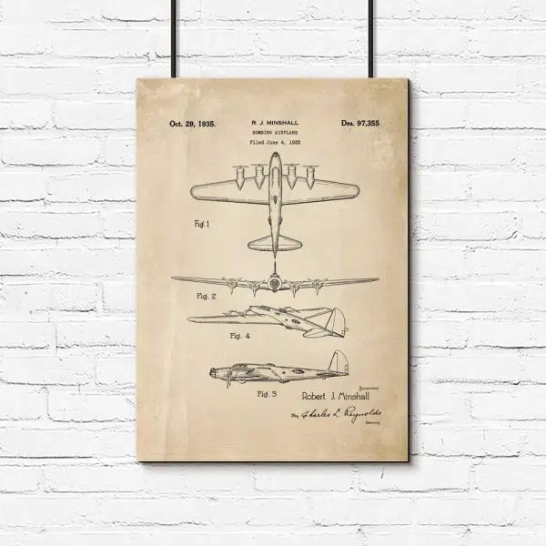 Stary bombowiec - plakat