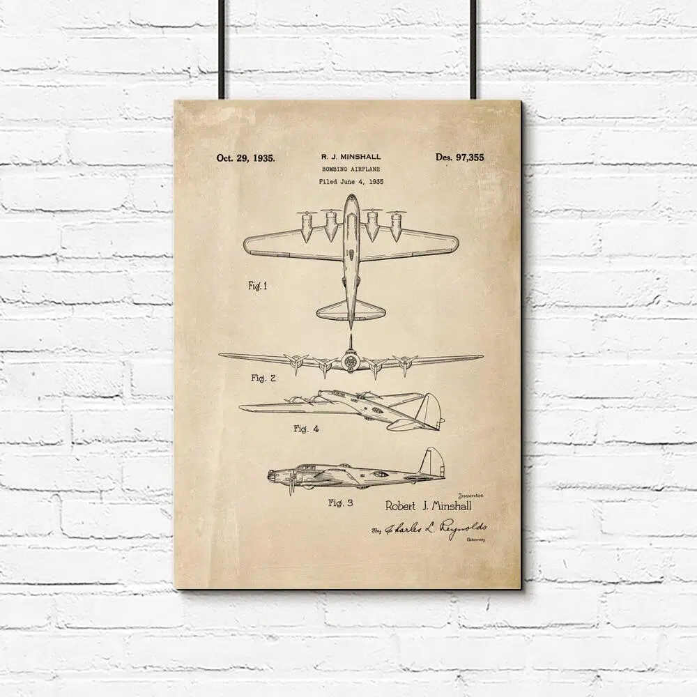 Stary bombowiec - plakat