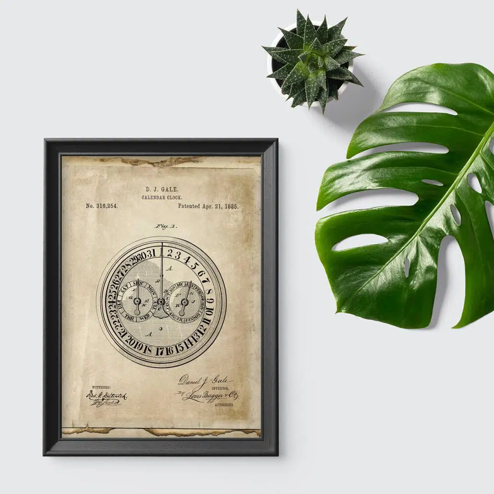 Okrągły kalendarz - poster