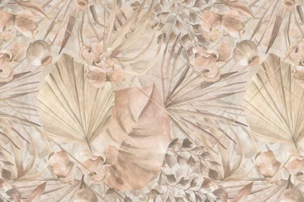 Artystyczna fototapeta - Palmowe liście