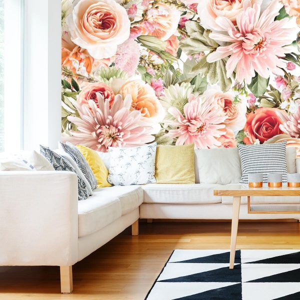 Foto-tapeta z kwiatowym motywem