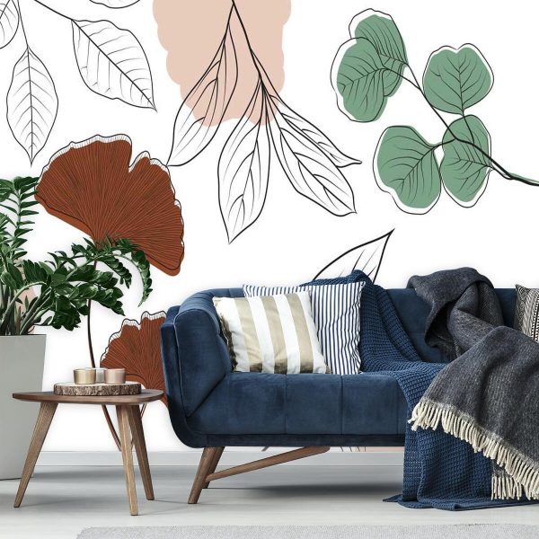 Foto-tapeta z motywem botanicznym