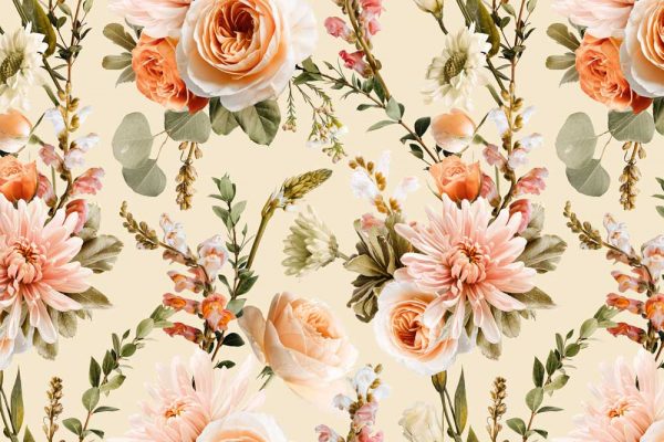 Fototapeta w barwne kwiaty dla kobiet