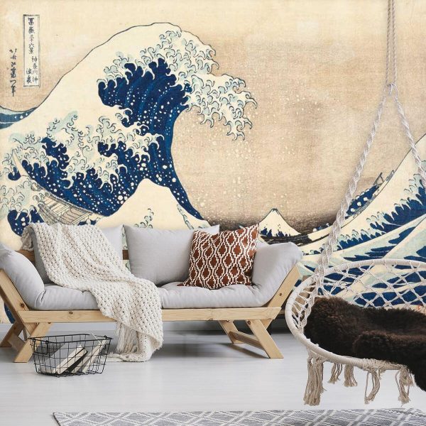 Fototapeta w sepii z falą