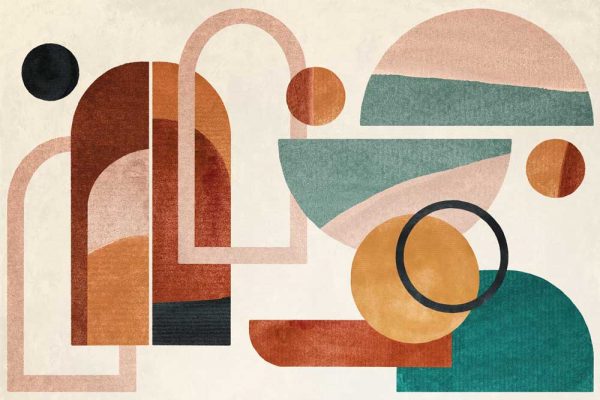 Fototapeta z geometrycznymi wzorami