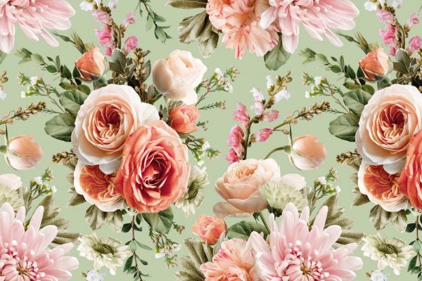 Fototapeta z letnimi kwiatami dla kobiet