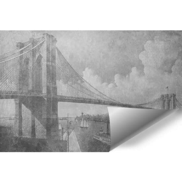 Fototapeta z mostem brooklińskim do salonu