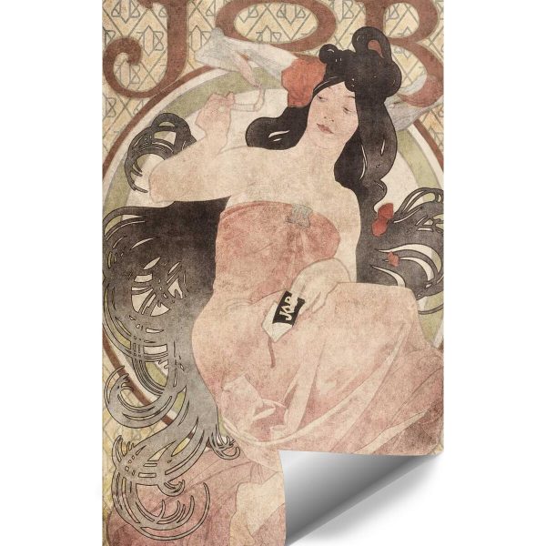 Fototapeta z reprodukcją plakatu Alfonsa Muchy do przedpokoju