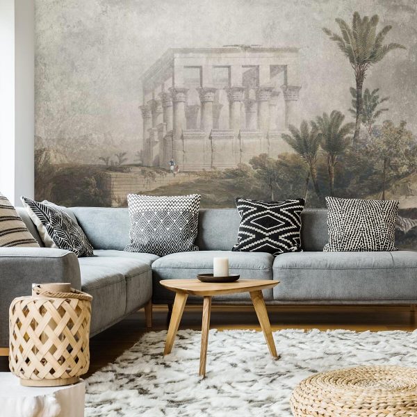 Fototapeta ze świątynią w Egipcie do przedpokoju