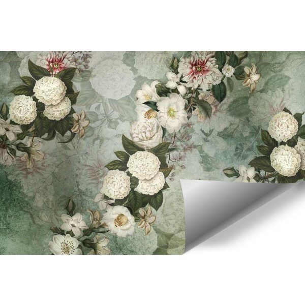 Kwiatowa kompozycja - Fototapeta do kawiarni