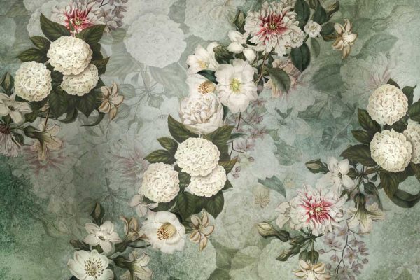 Kwiatowa kompozycja - Fototapeta do przedpokoju