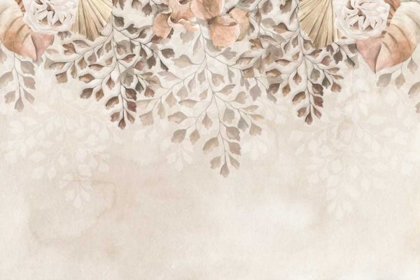 Subtelna foto-tapeta botaniczna