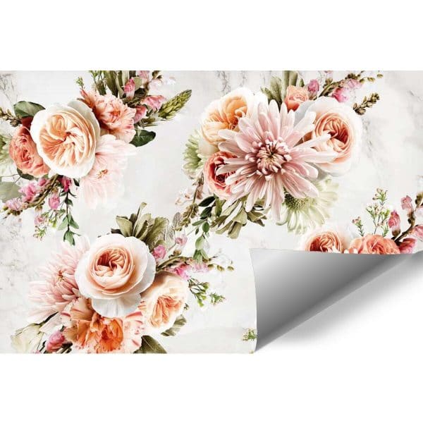 Tapeta z florystycznym motywem