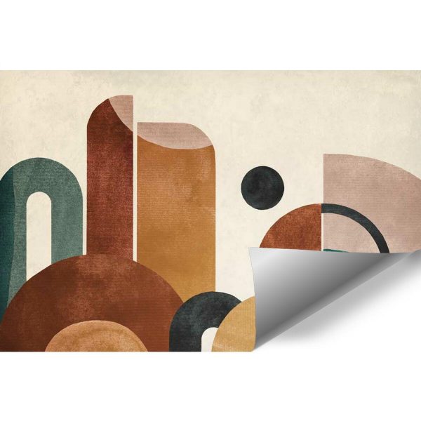 Tapeta z kolorową abstrakcją do pokoju