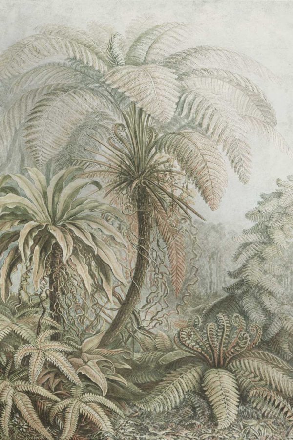 Tapeta z prehistorycznymi drzewami