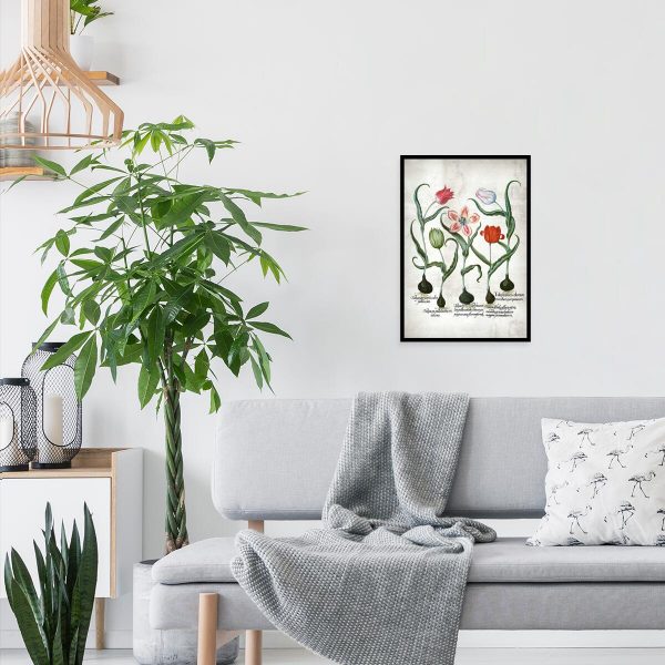 Czerwone tulipany - Plakat dla florysty do salonu