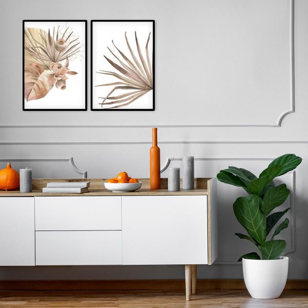 Komplet plakatów z roślinami