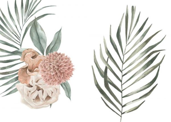 Komplet plakatów z tropikalnymi roślinami