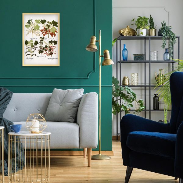 Plakat boho z porzeczkami do salonu