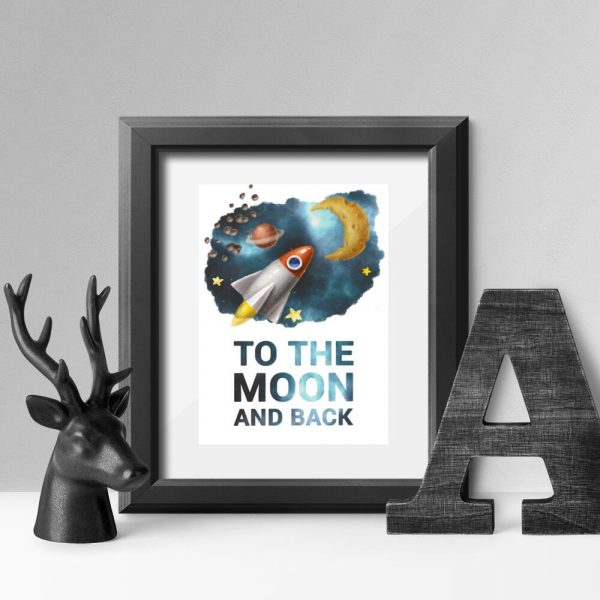 Plakat dla dziecka z sentencją