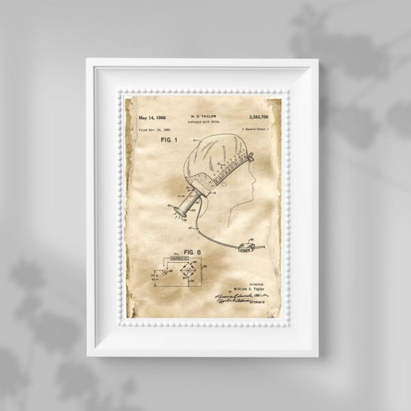 Plakat do sypialni - Przenośna suszarka do włosów