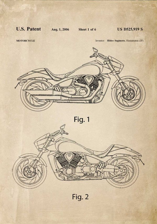 Plakat japoński wynalazek z 2006r.- motoryzacja