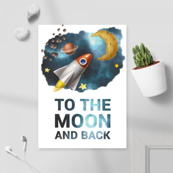 Plakat kosmiczny dla dziecka