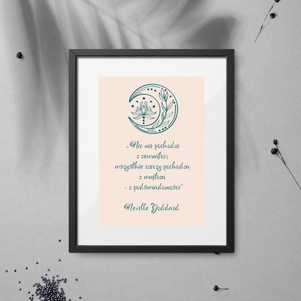 Plakat o prawie przyciągania