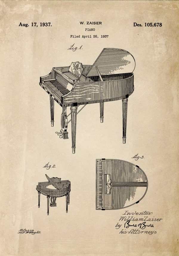 Plakat - Patent na fortepian do szkoły