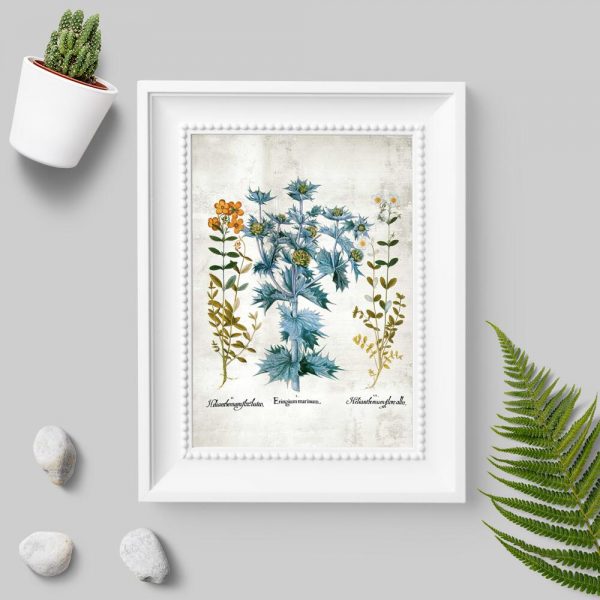 Plakat z drobnymi kwiatuszkami