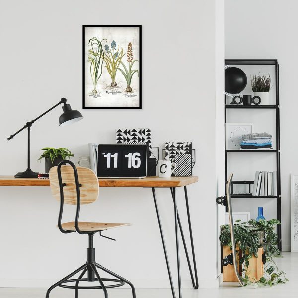 Plakat z hiacyntami do biura