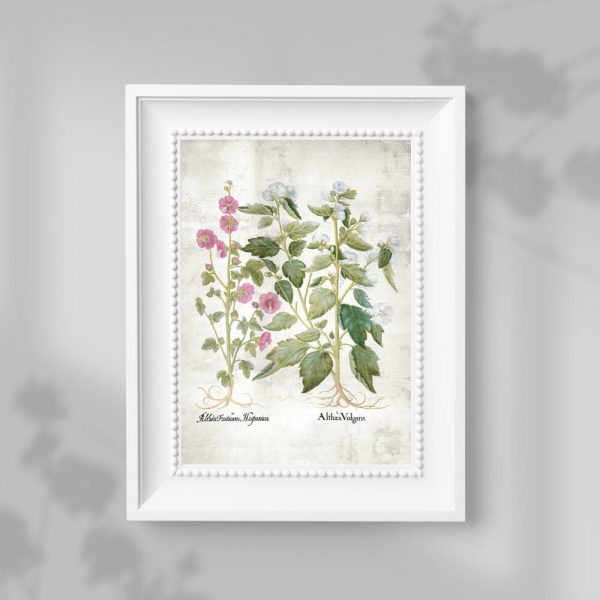 Plakat z motywem pastelowych kwiatuszków