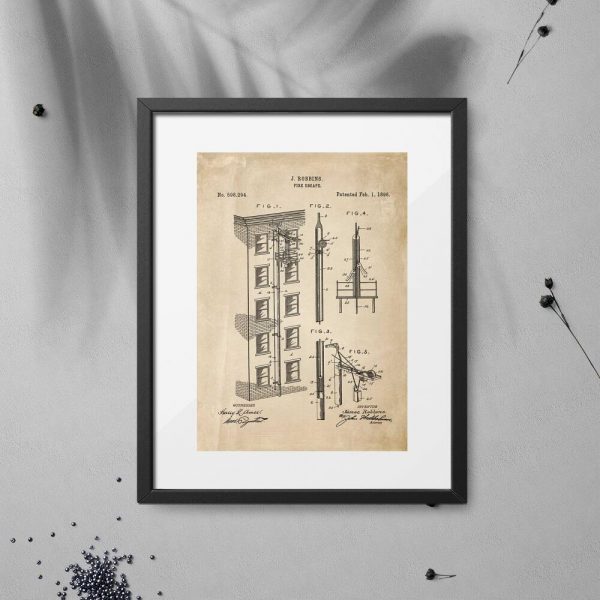 Plakat z patentem z 1898r.