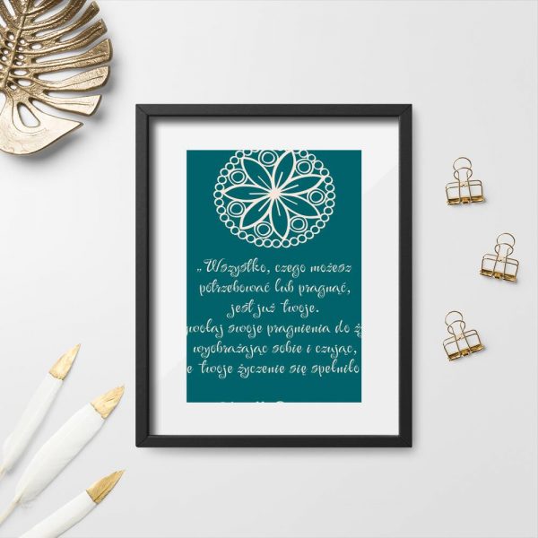 Plakat z serii siła przyciągania