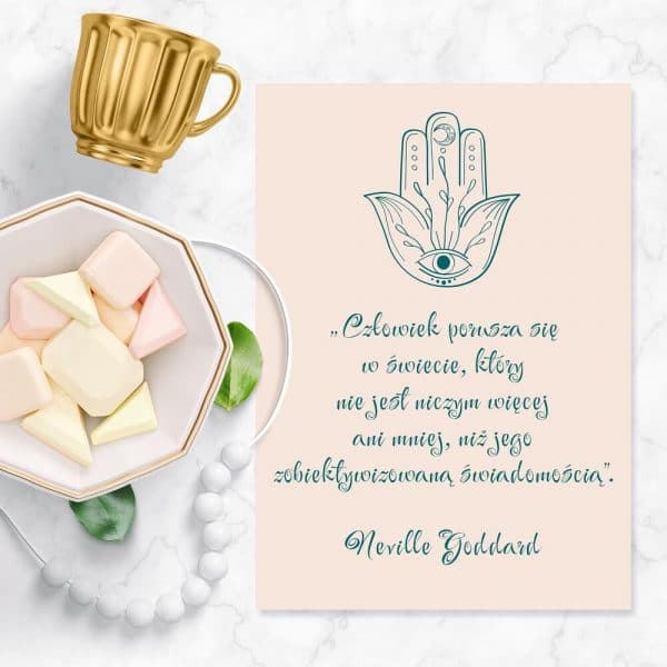 Plakat z symbolem amuletu