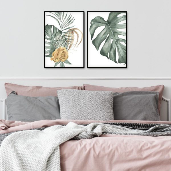 Plakaty z motywem liściastym