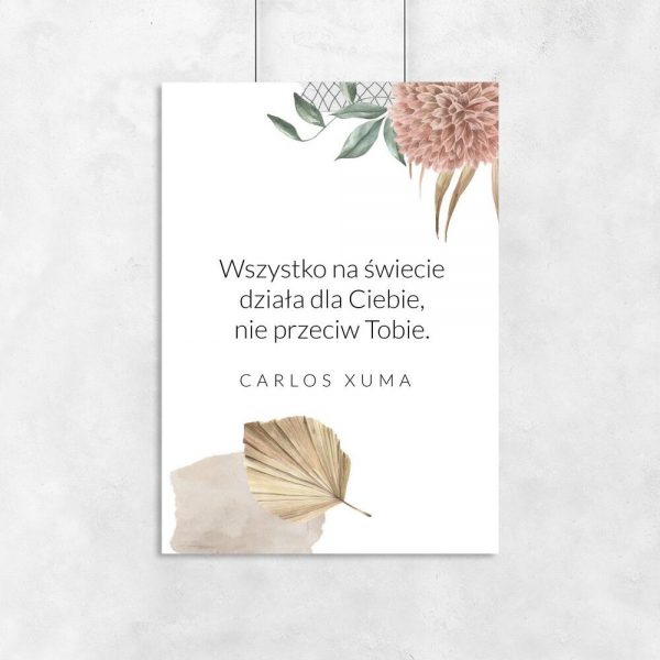 Plakaty z życiowymi dewizami